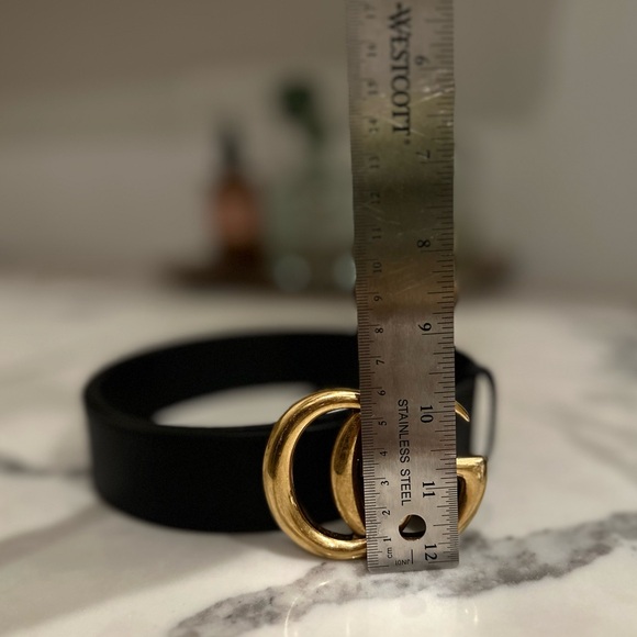 Statement double g Gucci Belt 90 GG MARMONT - Picture 4 of 6